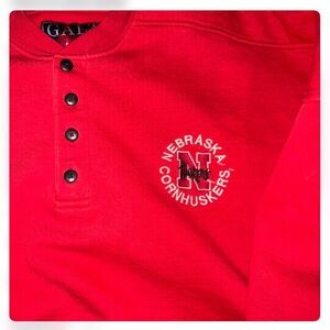 Vintage Red Nebraska Cornhuskers Sweatshirt
